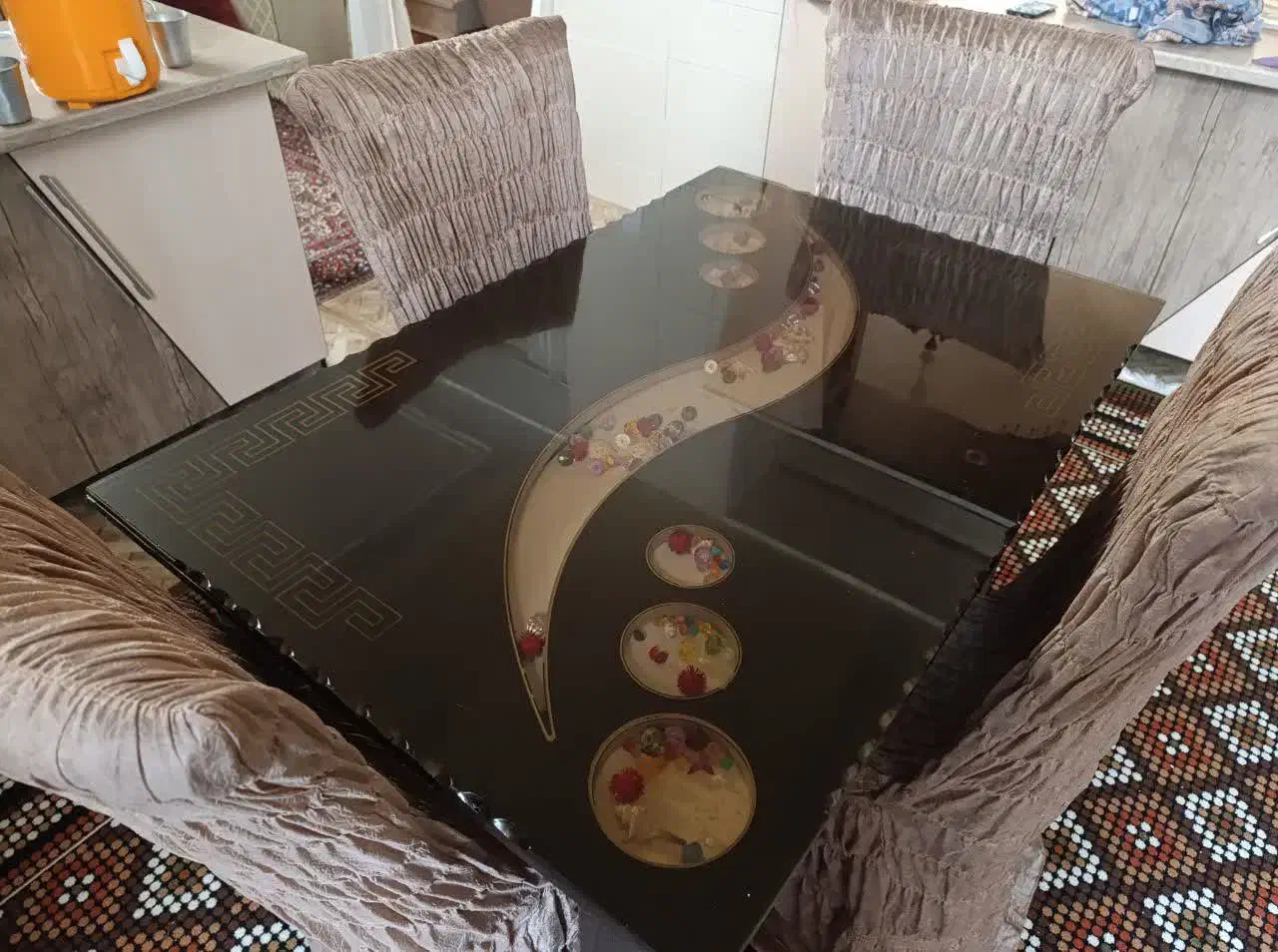 میز نهار خوری 4 نفره|میز و صندلی غذاخوری|کازرون, |دیوار