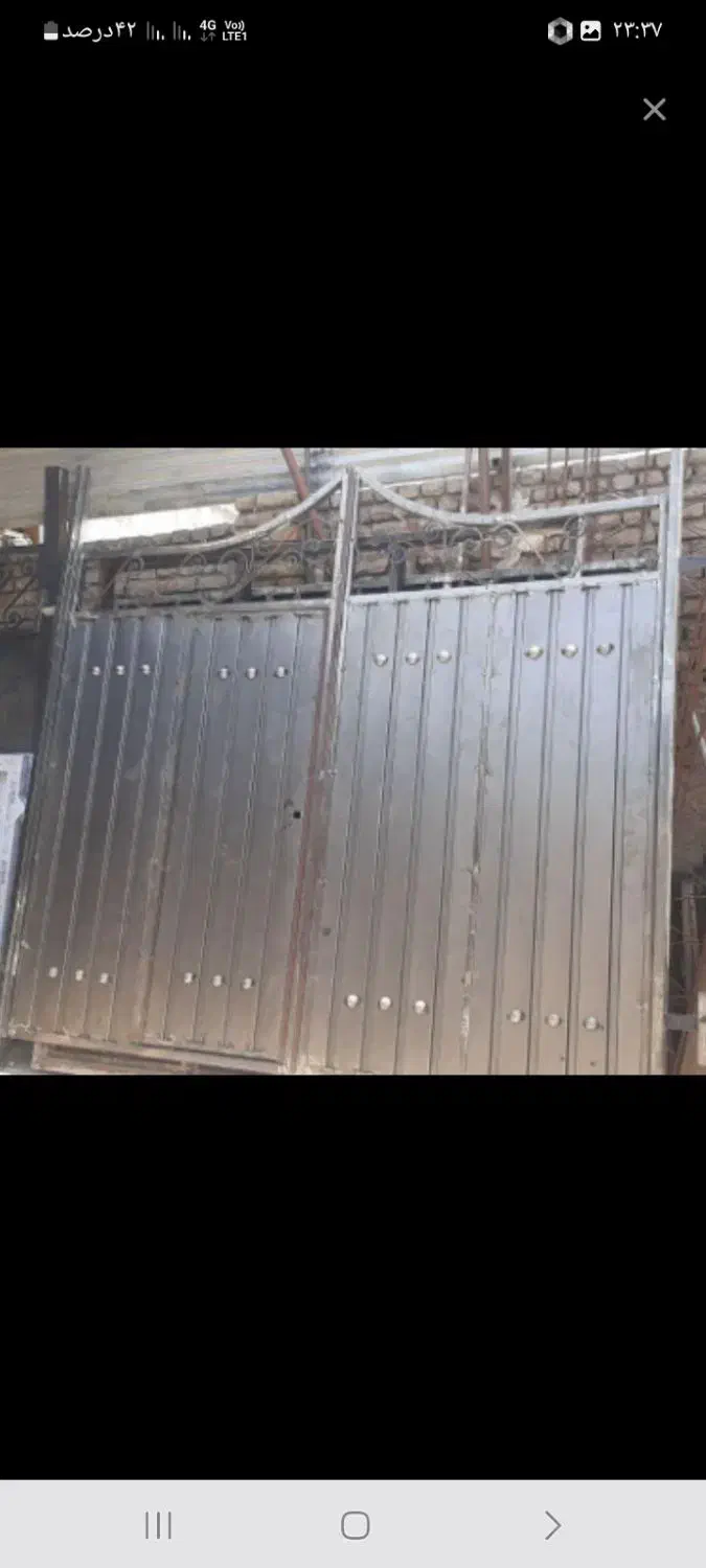 در درب آهن آهنی حیاط حیاطی باغ باغی|مصالح و تجهیزات ساختمان|تربت جام, حافظ|دیوار