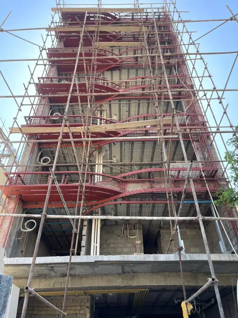 اجرای اسکلت بتنی وفلزی بصورت تهاتر|خدمات پیشه و مهارت|صدرا-فارس, فاز ۱|دیوار