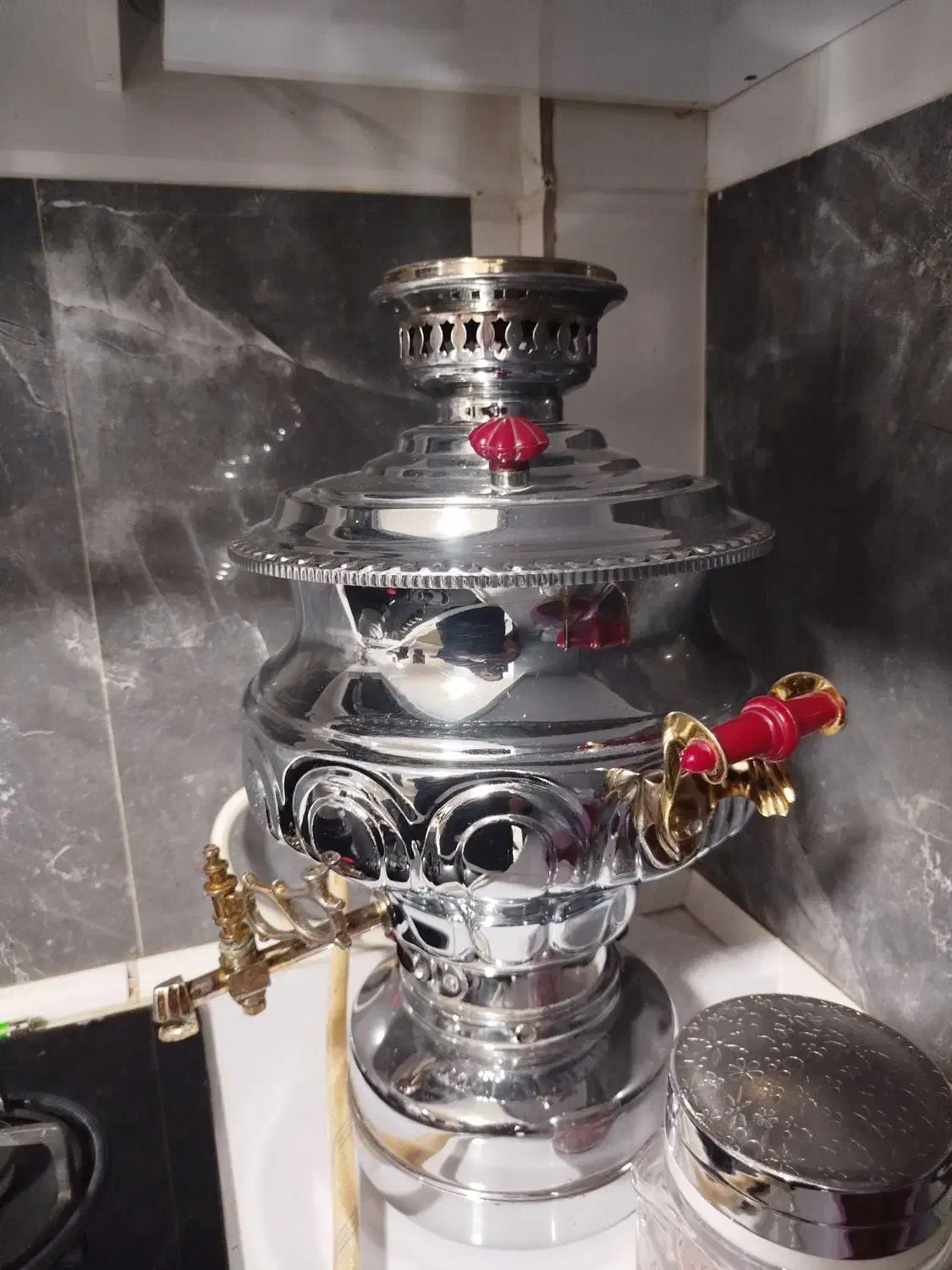 سماور گازی درحدنو|سماور، چایساز، قهوهساز|نورآباد, |دیوار