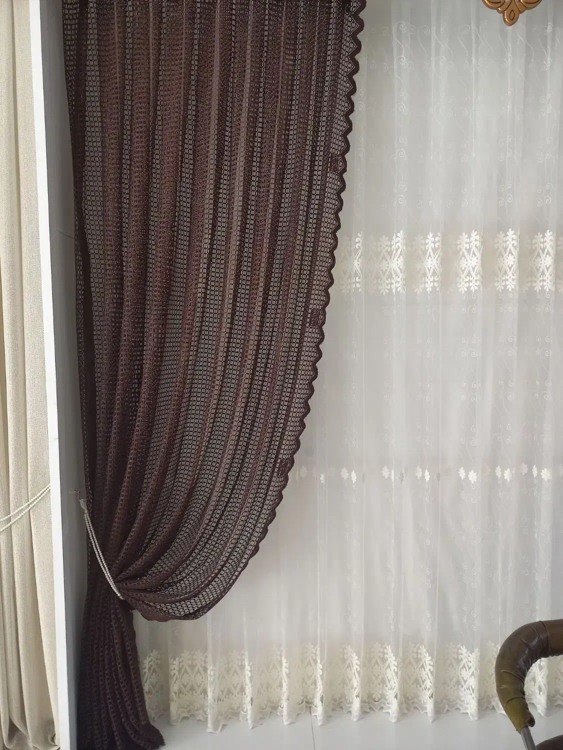 پرده تور گلدار و کناره ها تور اسپورت فقط ۳۹۰۰|پرده، رانر، رومیزی|اصفهان, رزمندگان|دیوار