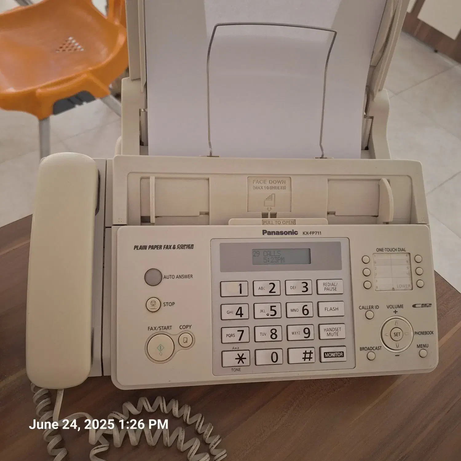 تلفکس پاناسونیک مدل FP711|پرینتر، اسکنر، کپی، فکس|همدان, |دیوار