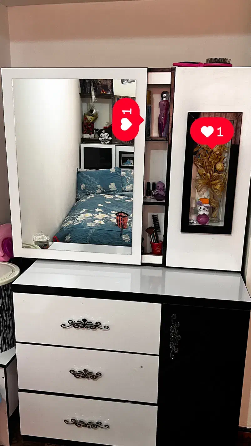 کمد لباسی و میز آرایشی دونه ای ۹تومن|جاکفشی، کمد، دراور|شهرضا, |دیوار