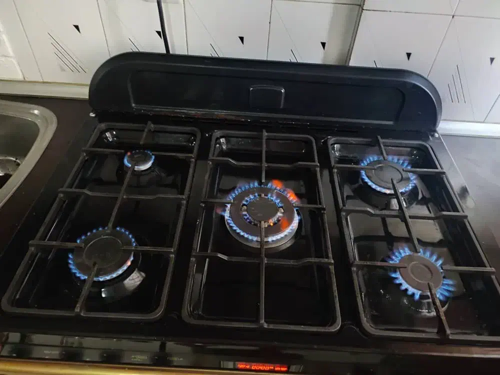 اجاق گاز ۵شعله تکنو|اجاق گاز و لوازم برقی پخت‌وپز|تهران, شهرک دانشگاه|دیوار
