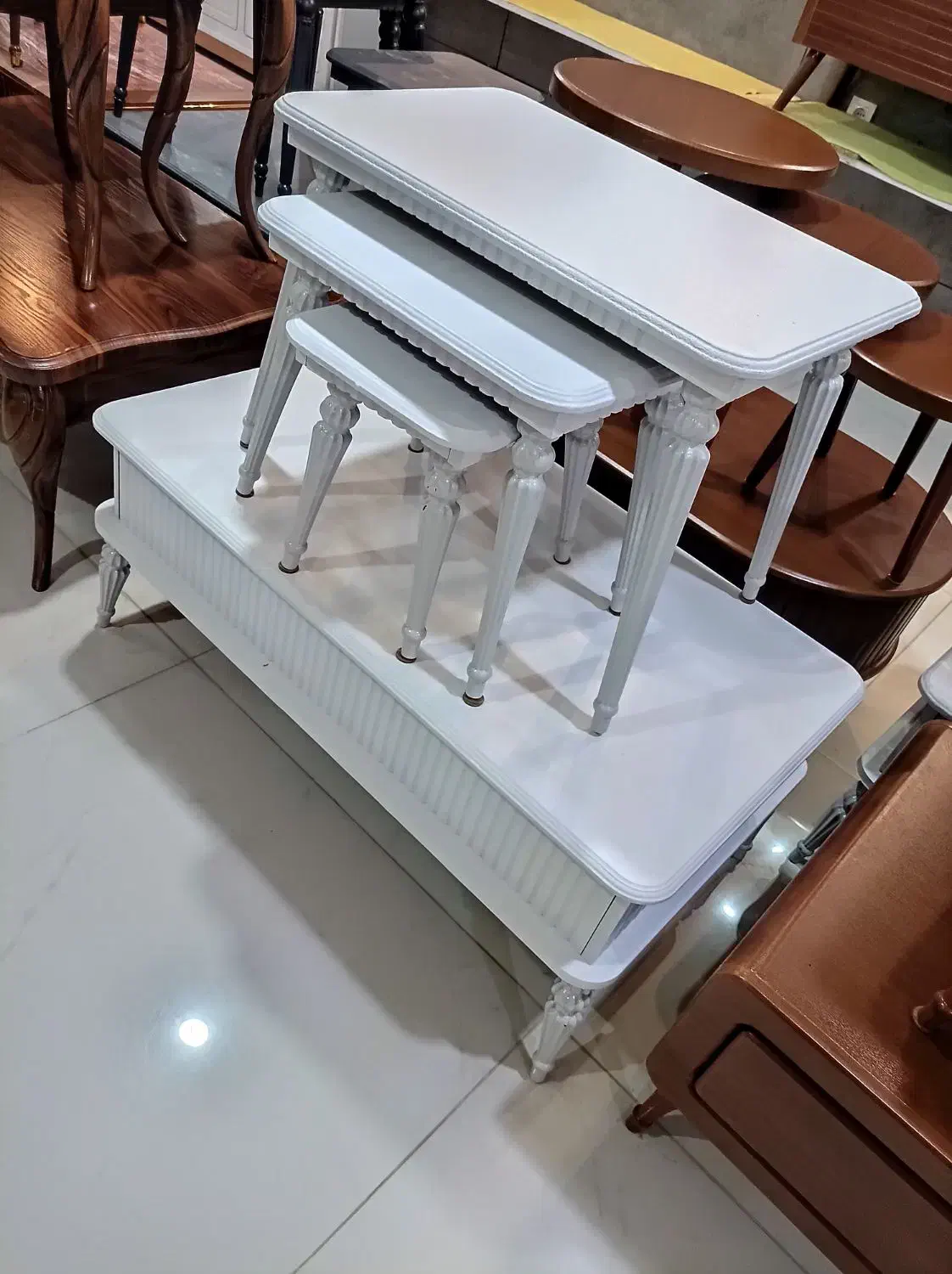 جلومبلی+عسلی+میز وسط مبلمان/ ویژه از دم قسطی کد۲۰۹|مبلمان خانگی و میز عسلی|همدان, |دیوار