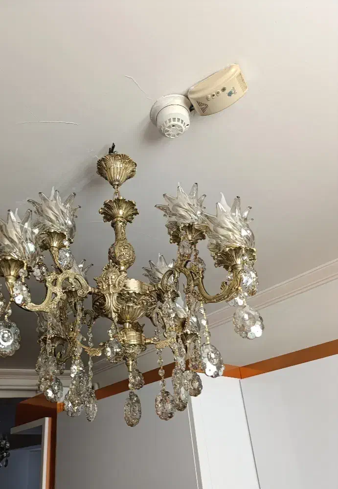 لوستر برنز|لوستر و چراغ آویز|تبریز, |دیوار