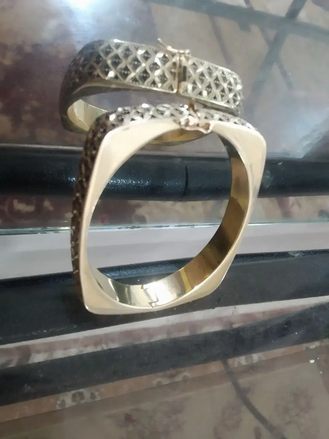 دستبند طلا سیاقلم نرخ تابلو|جواهرات|دره شهر, |دیوار