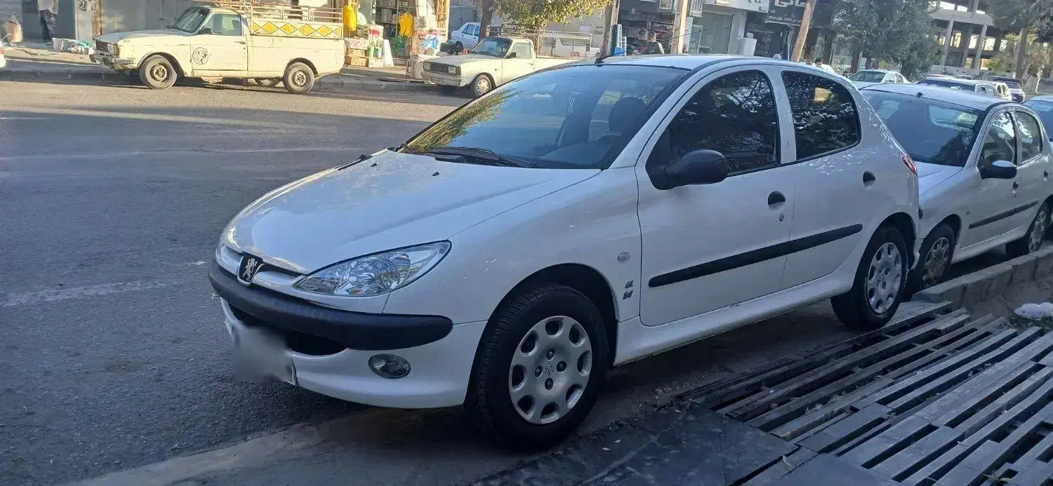 پژو ۲۰۶ تیپ ۲ سفید ۹۶ در حد|خودرو سواری و وانت|سیرجان, |دیوار