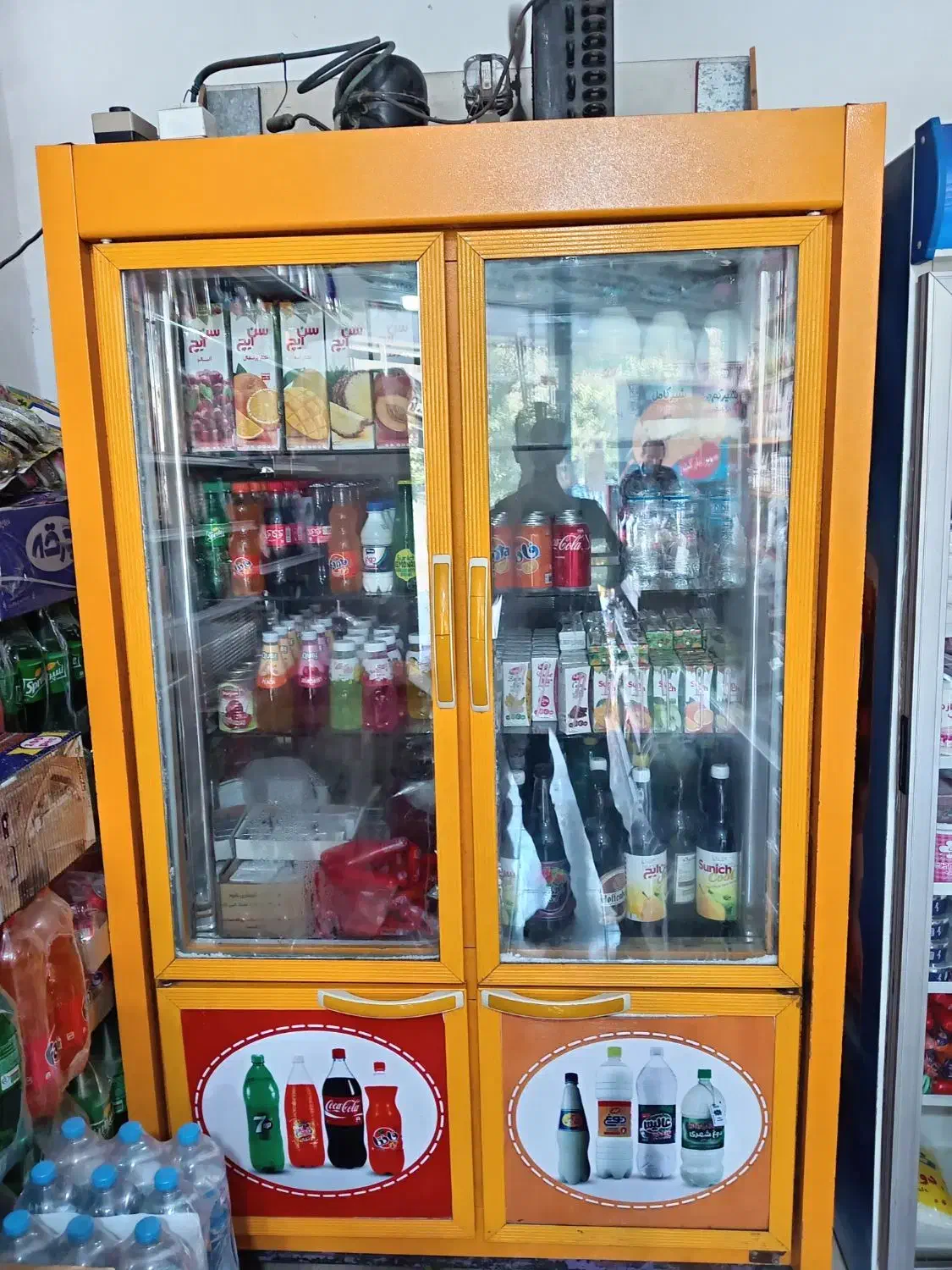 یخچال سوپر مارکتی چهار در سالم|یخچال و فریزر|رضوانشهر, |دیوار