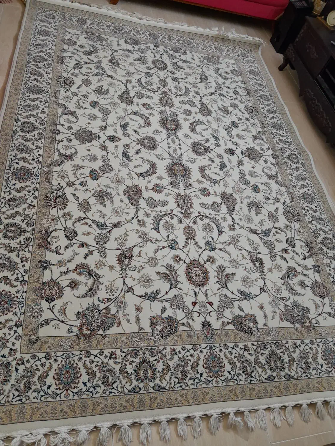 فرش ۶متری جفت ۷۰۰ شانه  درحدنو|فرش|اصفهان, برازنده|دیوار