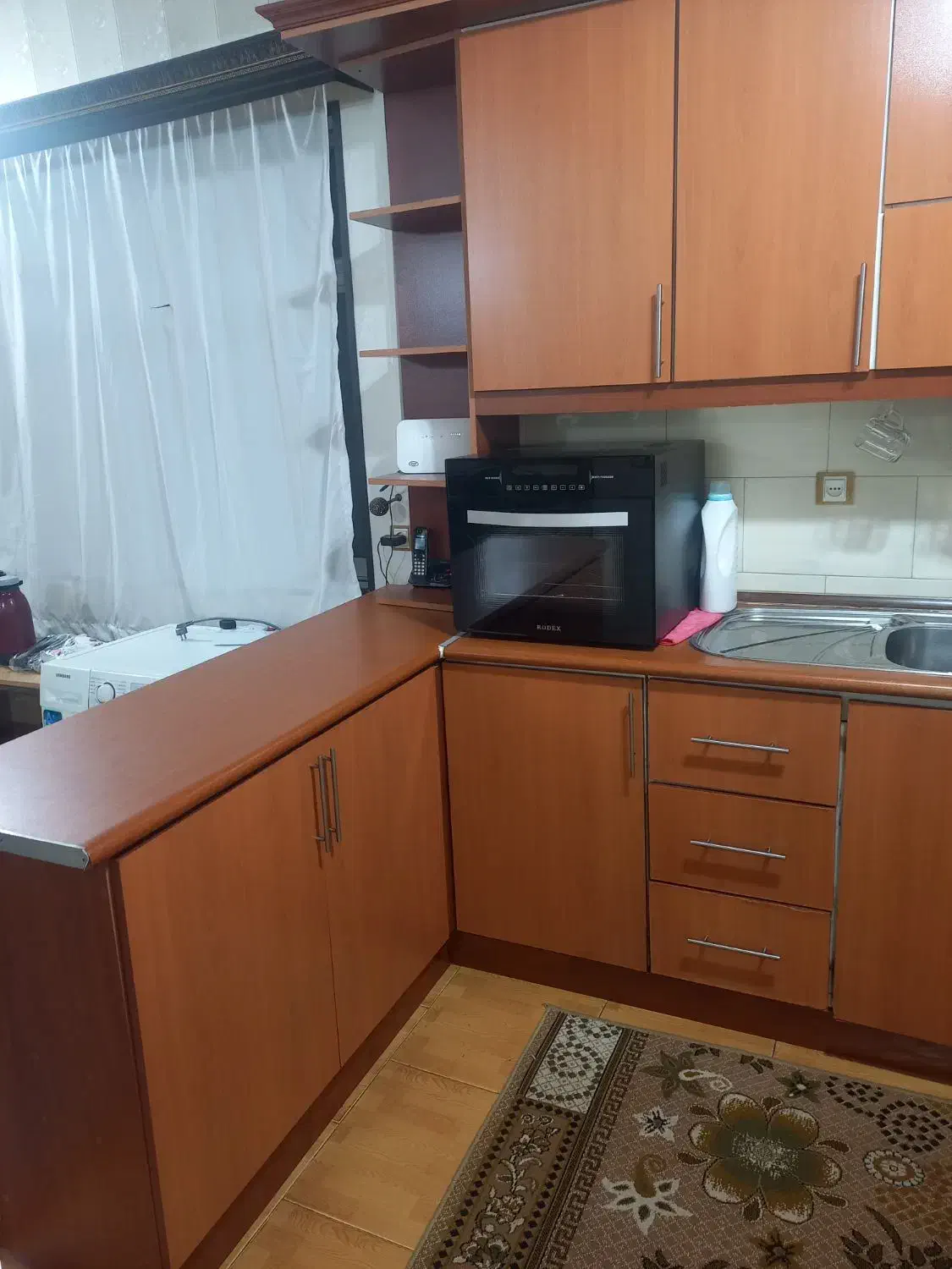 کابینت ام دی اف همراه با هودو گاز رو میزی|مصالح و تجهیزات ساختمان|بندر انزلی, نوروزی|دیوار