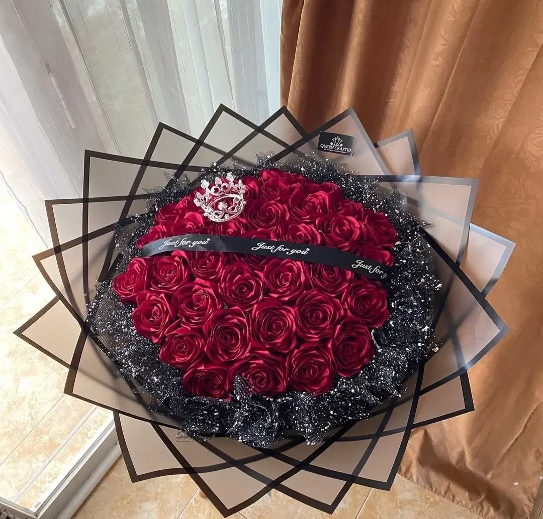 گل های ماندگار روبانی|گل مصنوعی|ارومیه, |دیوار