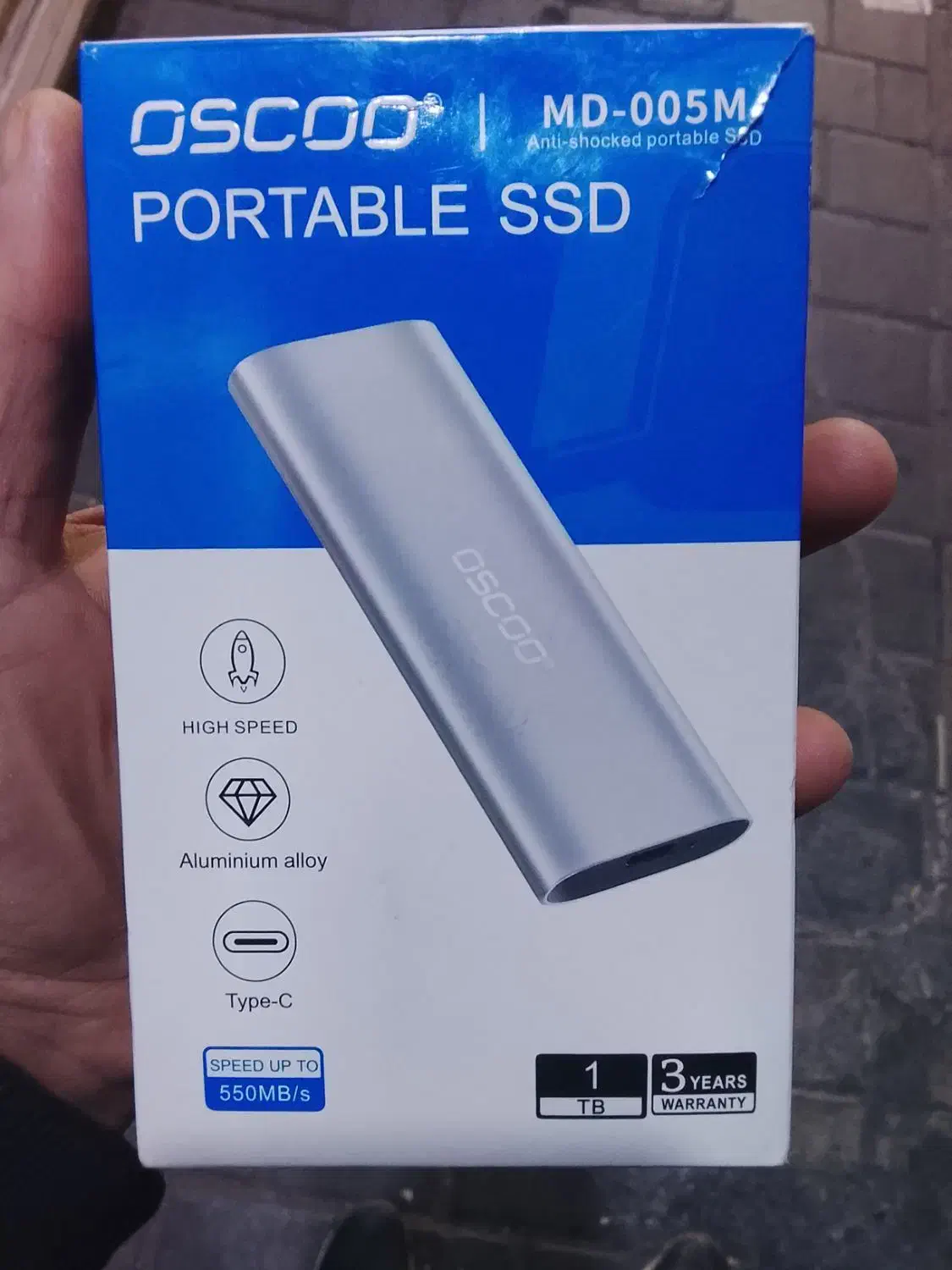 هارد اکسترنال  1ترا  اس اس دی  OSCOO|قطعات و لوازم جانبی رایانه|تهران, دبستان|دیوار