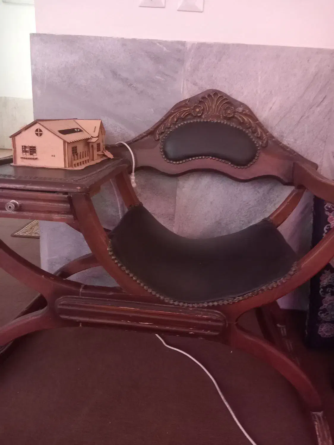 ایرانیت اهنی،میزتلفن تمام چوب|میز تلفن|شاهرود, |دیوار