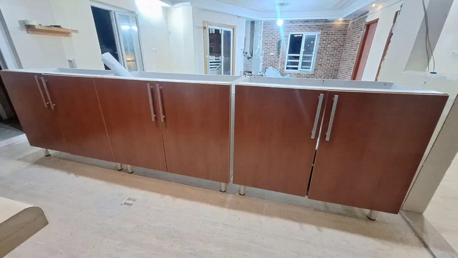 کابینت ام دی اف سالم با سینک و هود|بوفه، ویترین، کنسول|گنبد کاووس, |دیوار