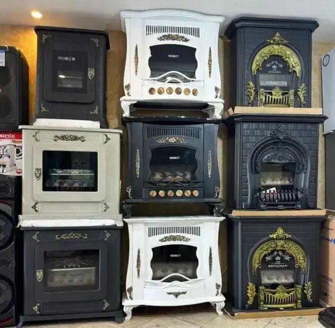 شومینه گازی24000 28000 32000 40000 شیرکم مصرف|بخاری، هیتر، شومینه|سنندج, |دیوار