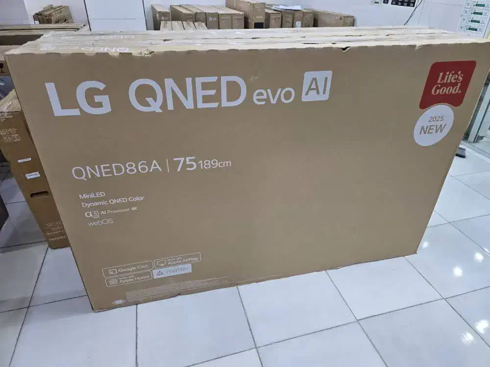 75 الجی QNE86A سال 2025 مینی ال ای دی|تلویزیون و پروژکتور|اصفهان, خانه اصفهان|دیوار