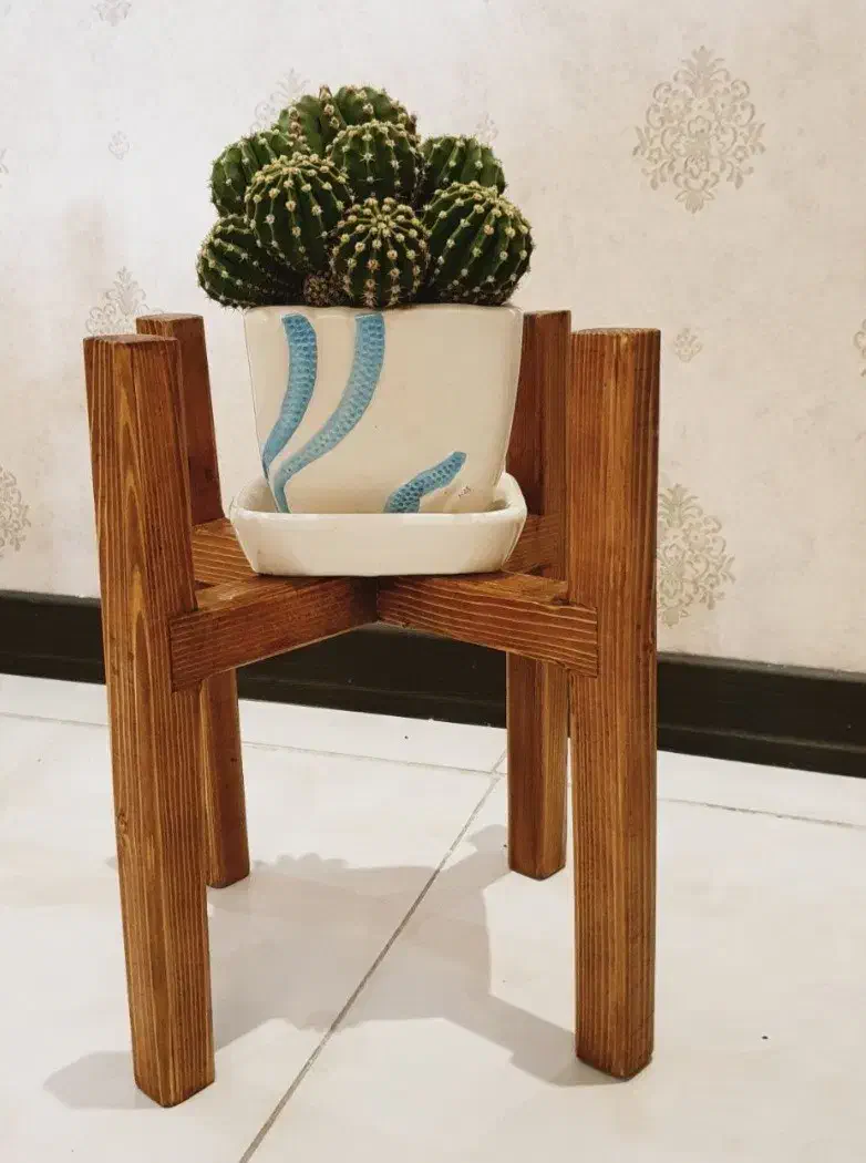 فروش پایه گلدون چوبی|صنایع دستی و سایر لوازم تزئینی|بابکان, |دیوار