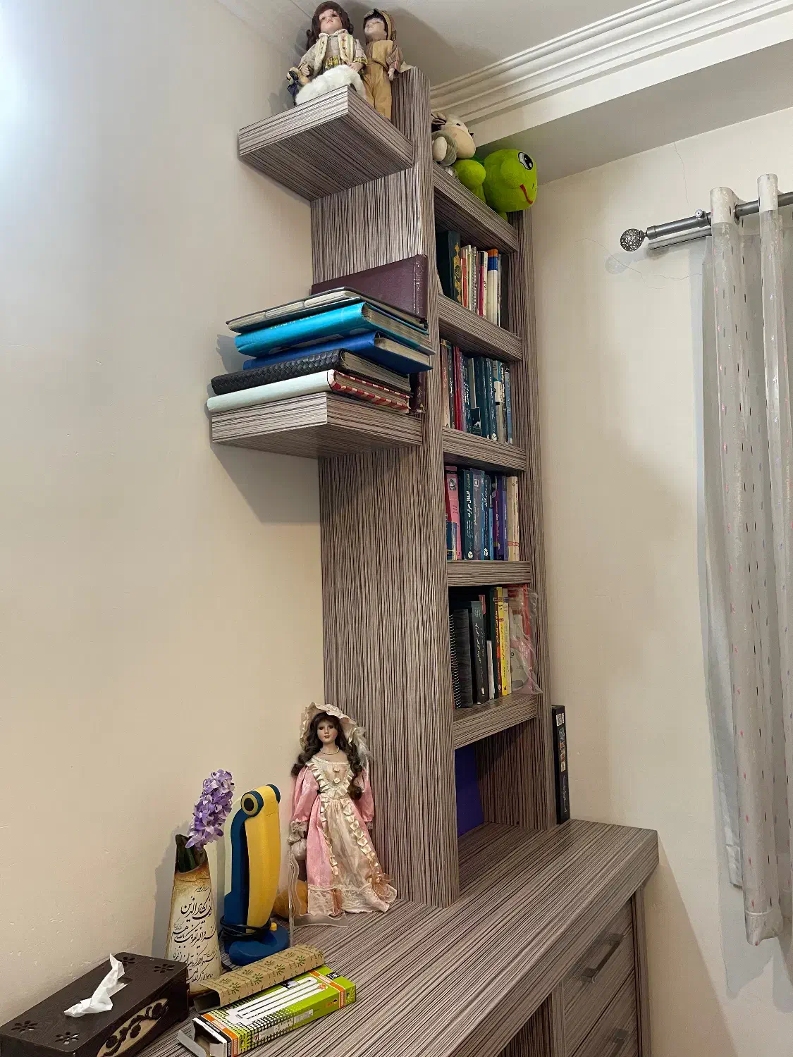 کتابخانه، دراور و میز سرهمی|میز تحریر و کامپیوتر|آمل, |دیوار