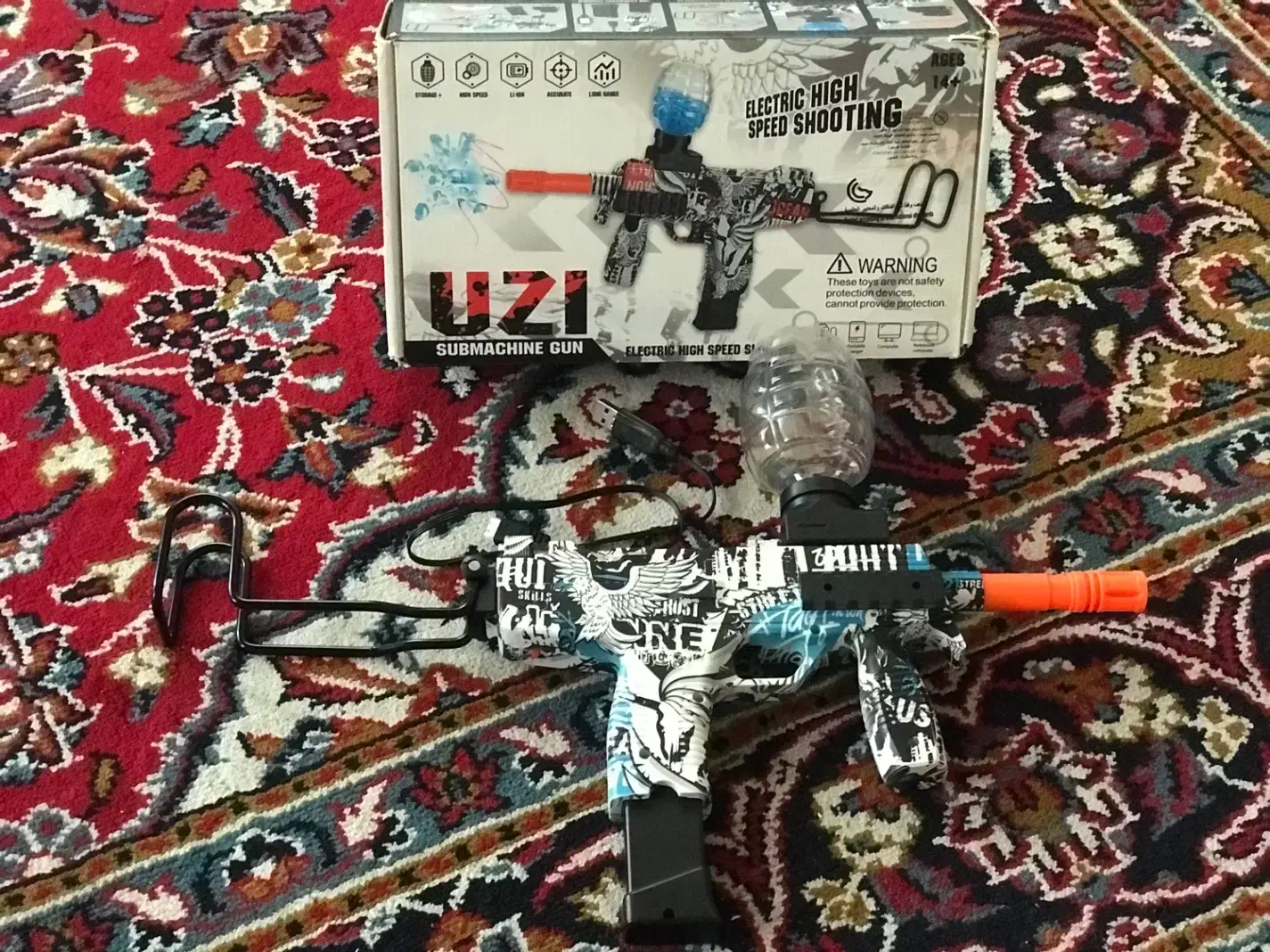 تفنگ ژله ای UZI|اسباببازی|قائمشهر, |دیوار