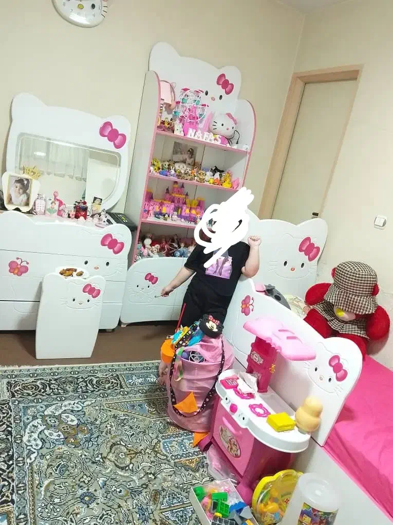 سرویس کمد و تختخواب کودک ست کامل|اسباب و اثاث بچه|کرج, کوی امامیه|دیوار