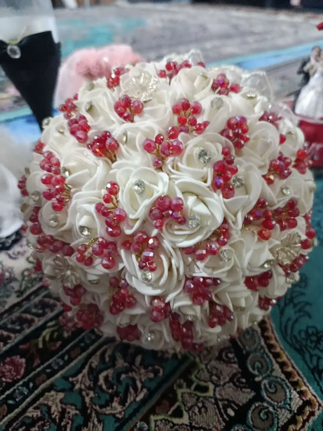 دسته گل عروس نو|گل مصنوعی|پاکدشت, پاکدشت (مامازند)|دیوار