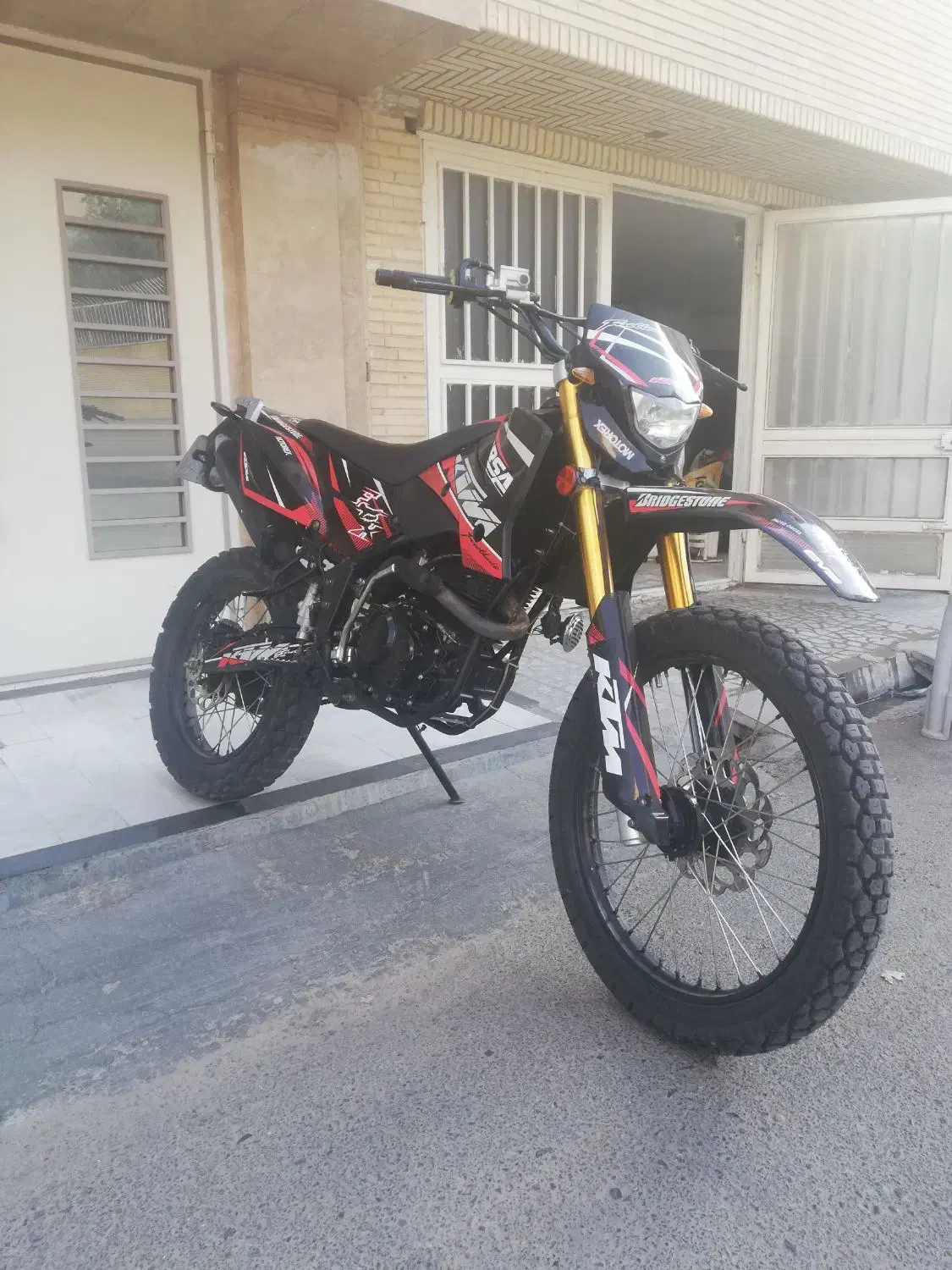 تریل فلات 250 سی سی ktm کاربراتور فابریک مدل 95|موتورسیکلت|تهران, خلیج فارس|دیوار