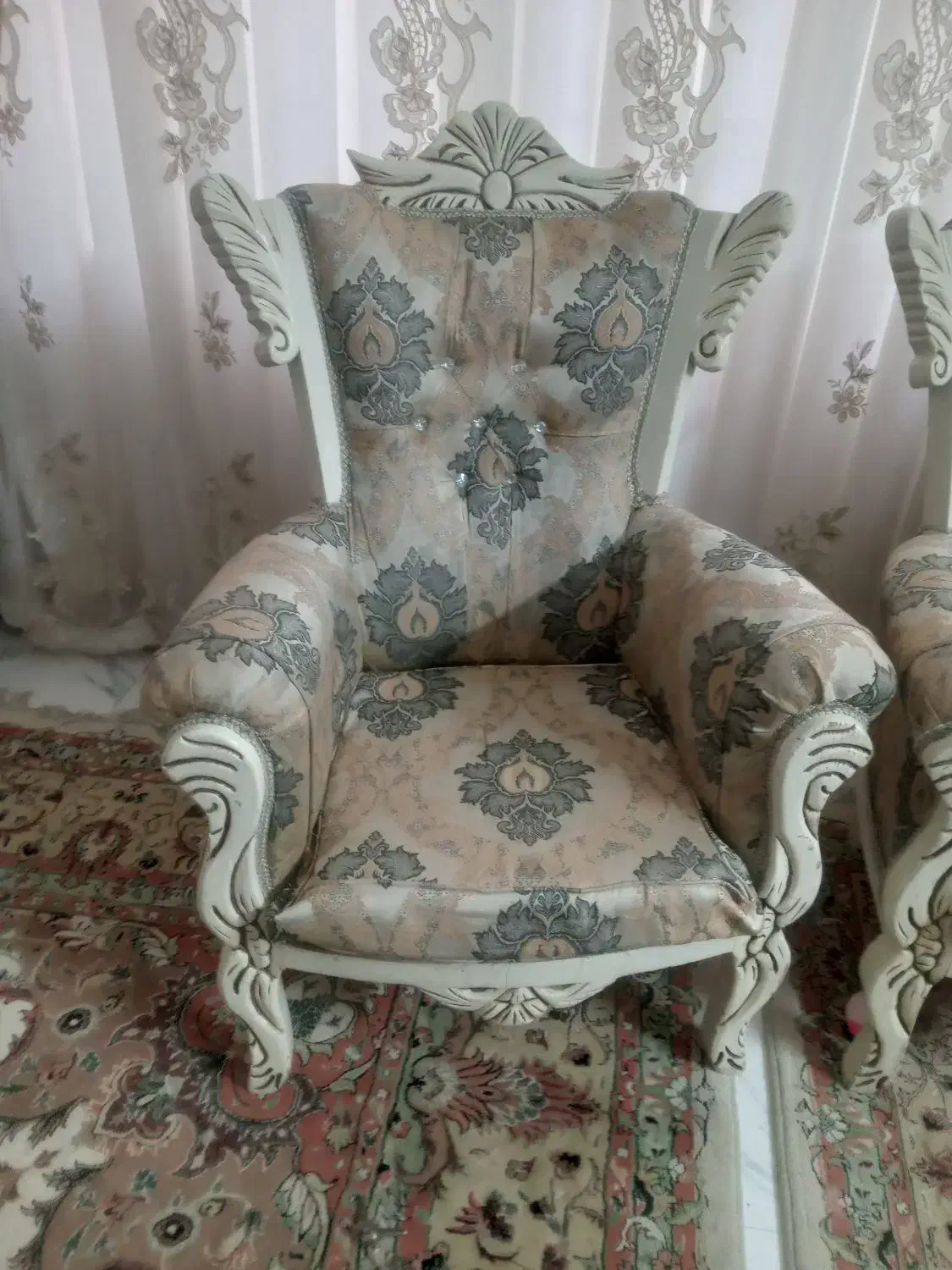 مبل ۷ نفره باجلومبلی و۴تاعسلی فروشی|مبلمان خانگی و میز عسلی|ورامین, ورامین|دیوار