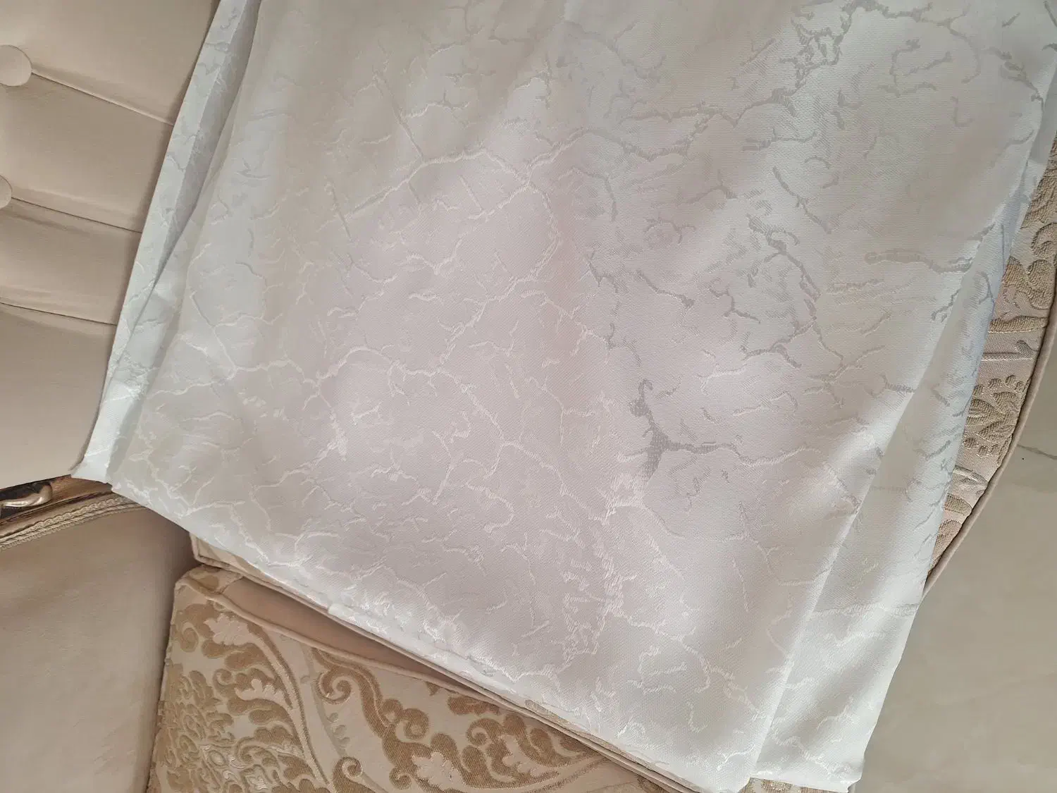 پرده پتینه  نو اصلااستفاده نشده ابریشمی 6در280|پرده، رانر، رومیزی|اصفهان, شیخ اشراق|دیوار