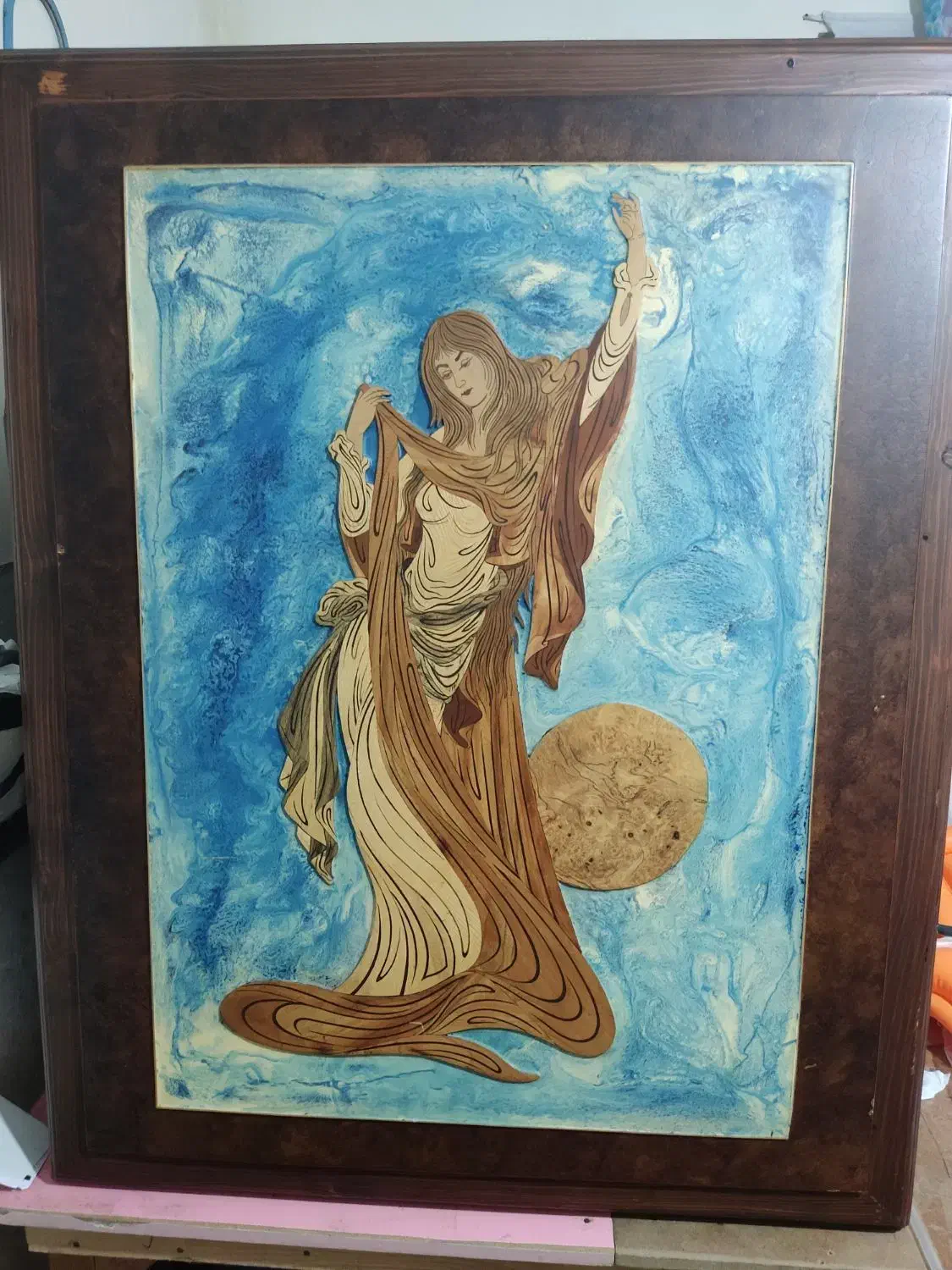 تابلوی معرق تمام چوب|تابلو، نقاشی، عکس|بابلسر, |دیوار