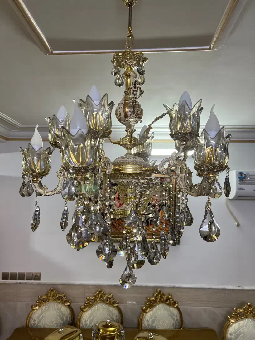 لوستر|لوستر و چراغ آویز|قم, زند آباد|دیوار