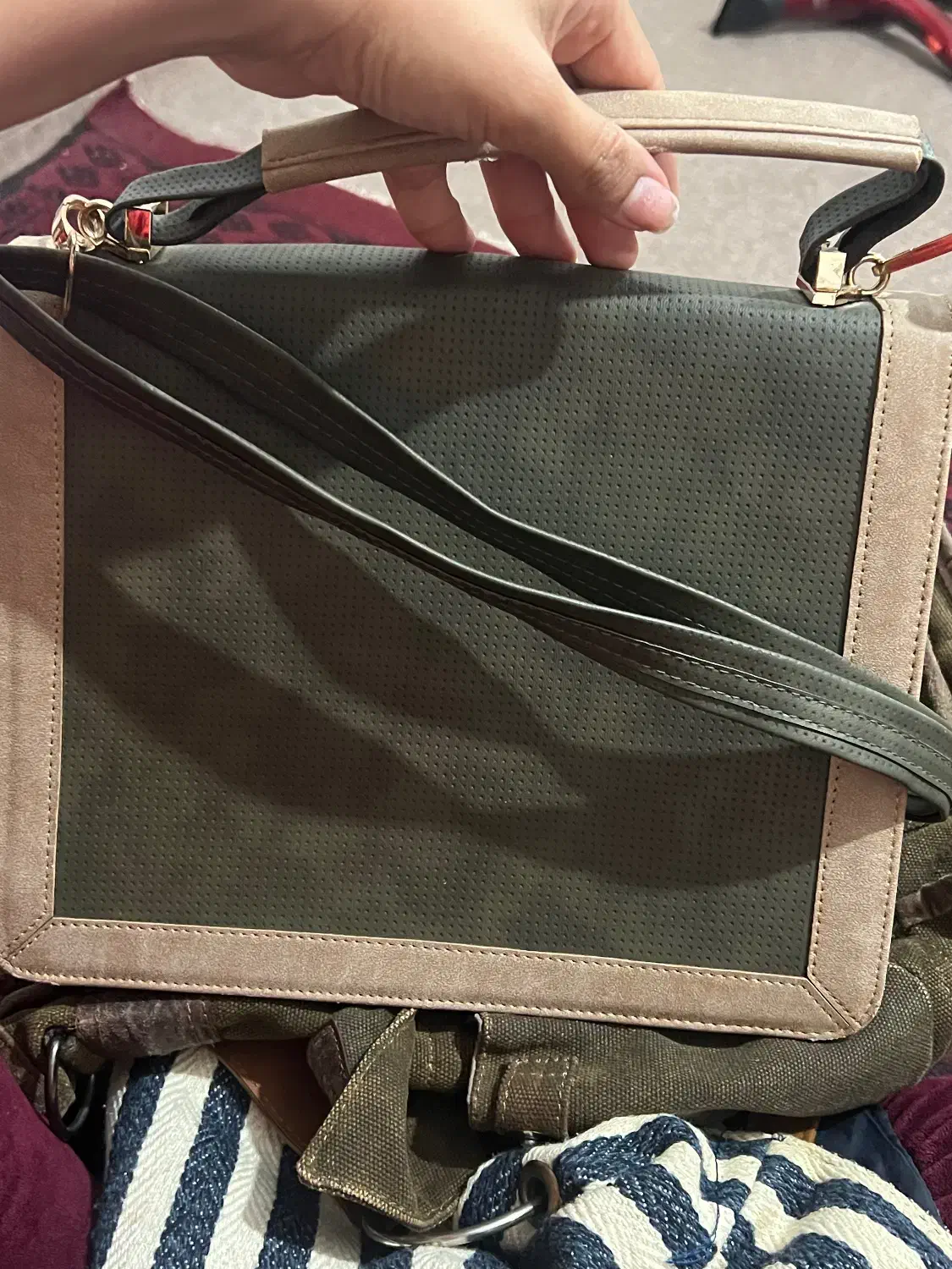 کیف خانومی سبز رنگ|کیف، کفش، کمربند|گنبد کاووس, |دیوار