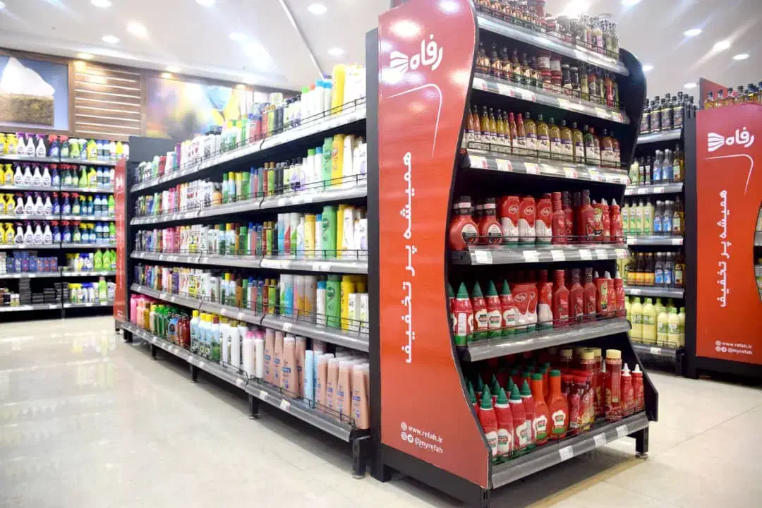 قفسه فروشگاهی طرح ترک میز چک اوت|فروشگاه و مغازه|کرج, استاندارد|دیوار