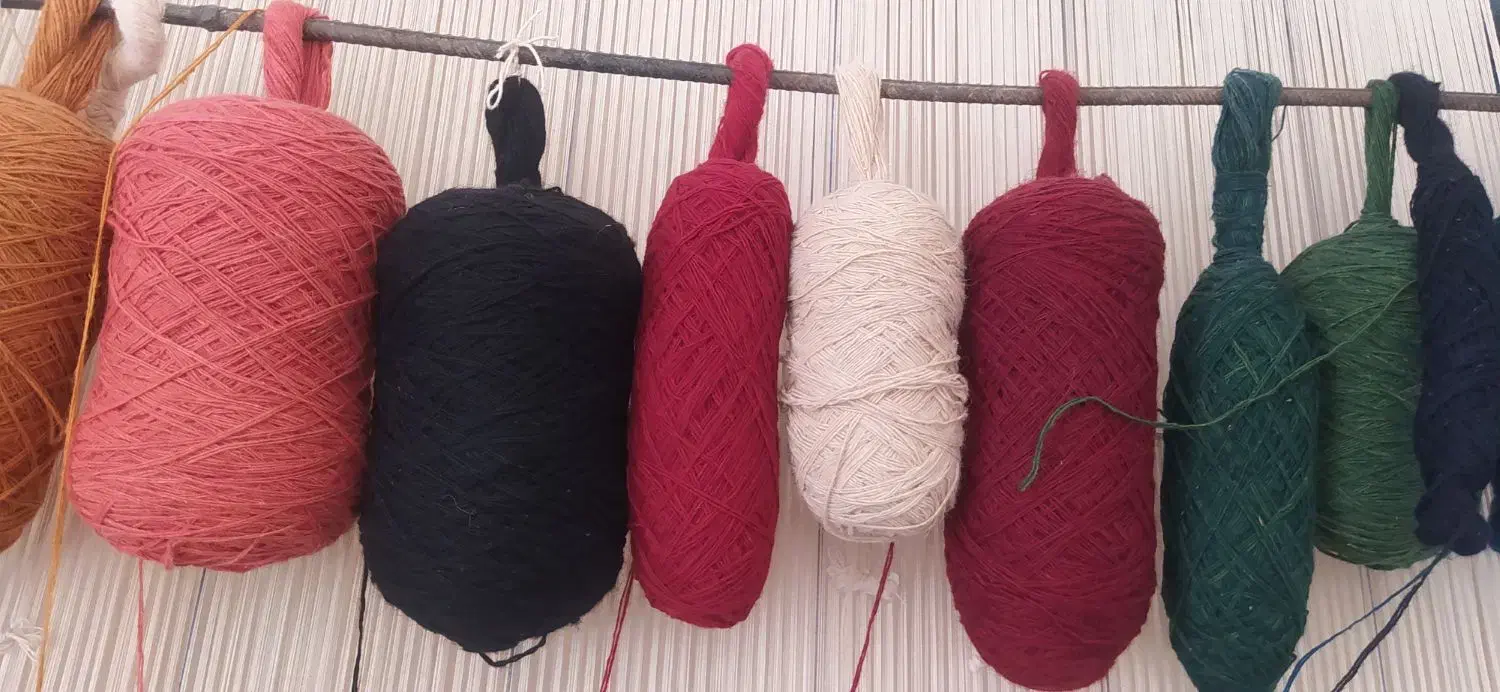 قالی نیمه بافته|گلیم، جاجیم، گبه|لاران, |دیوار