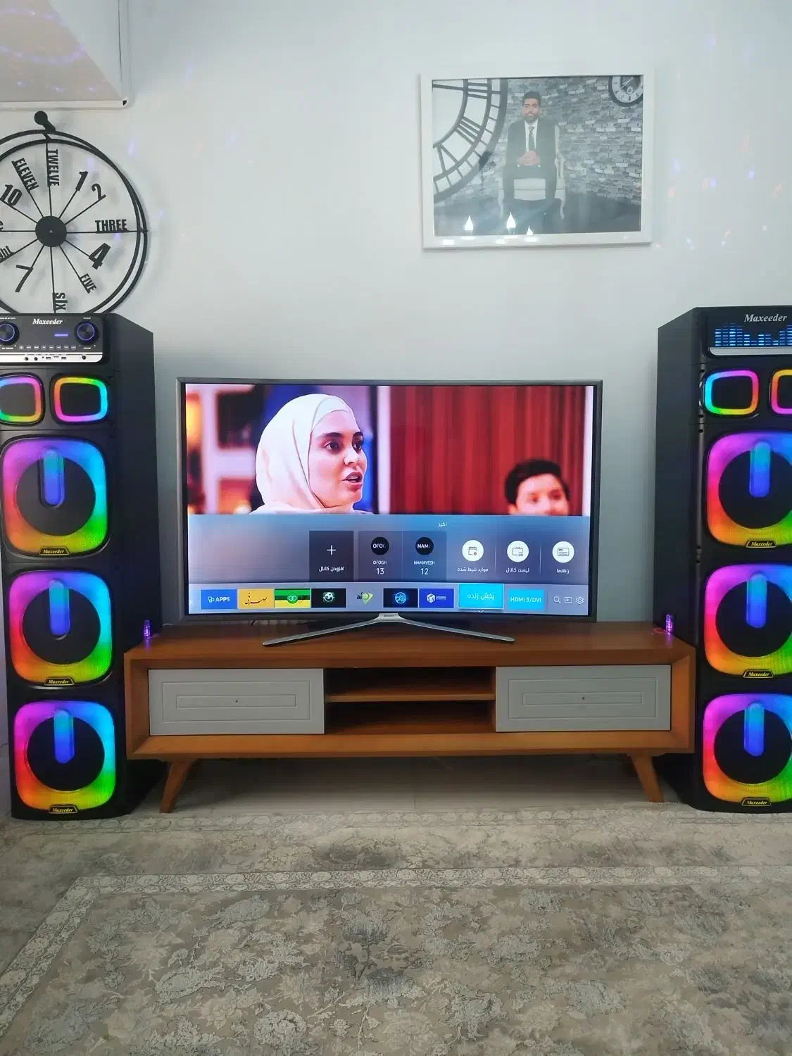 ال ای دی۵۵اینچ هوشمنداندرویدمنحنی سامسونگ|تلویزیون و پروژکتور|شهریار, شهرک وائین|دیوار