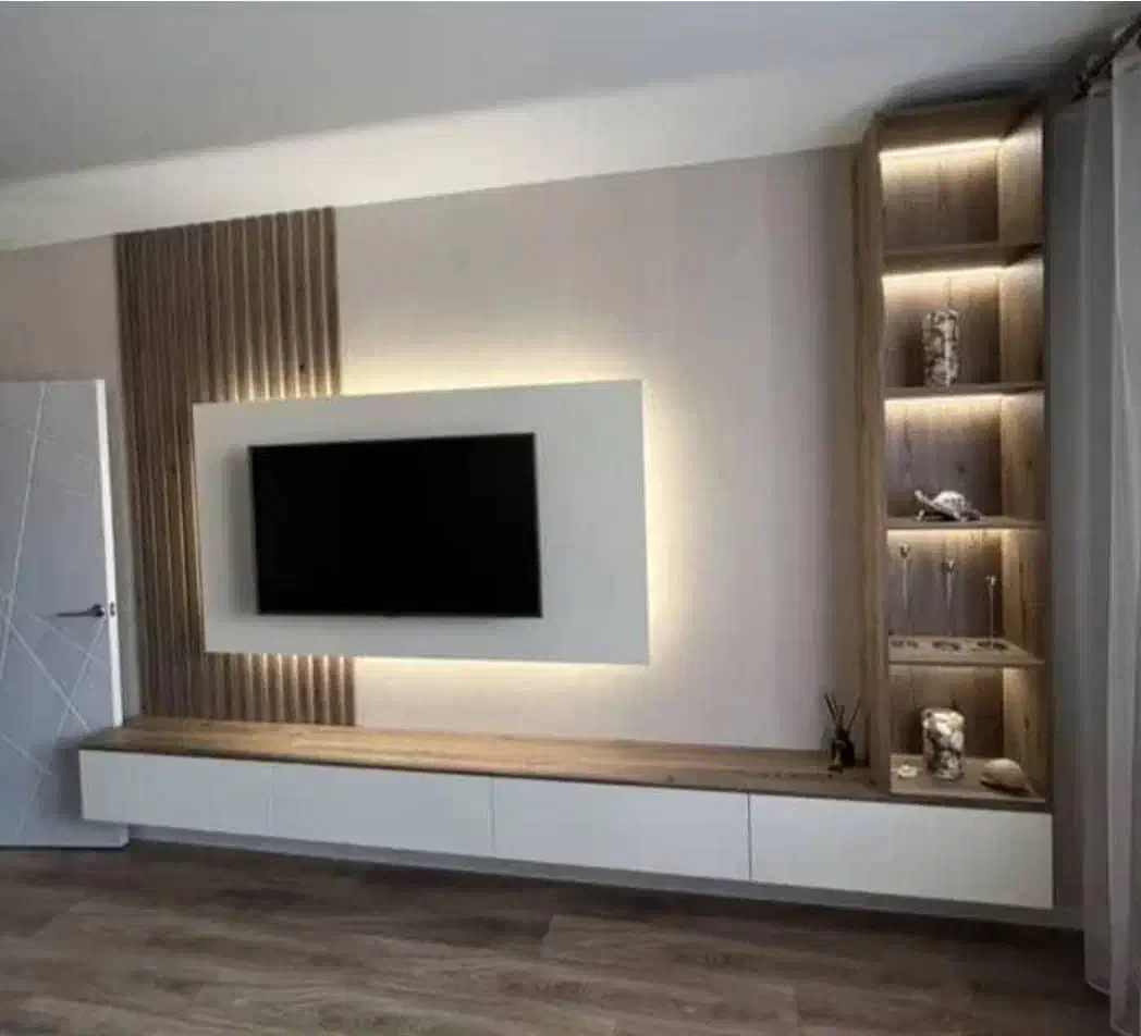 باکس شلف تی وی دیواری درب داشبورتی|میز تلویزیون|تهران, یافت آباد جنوبی|دیوار