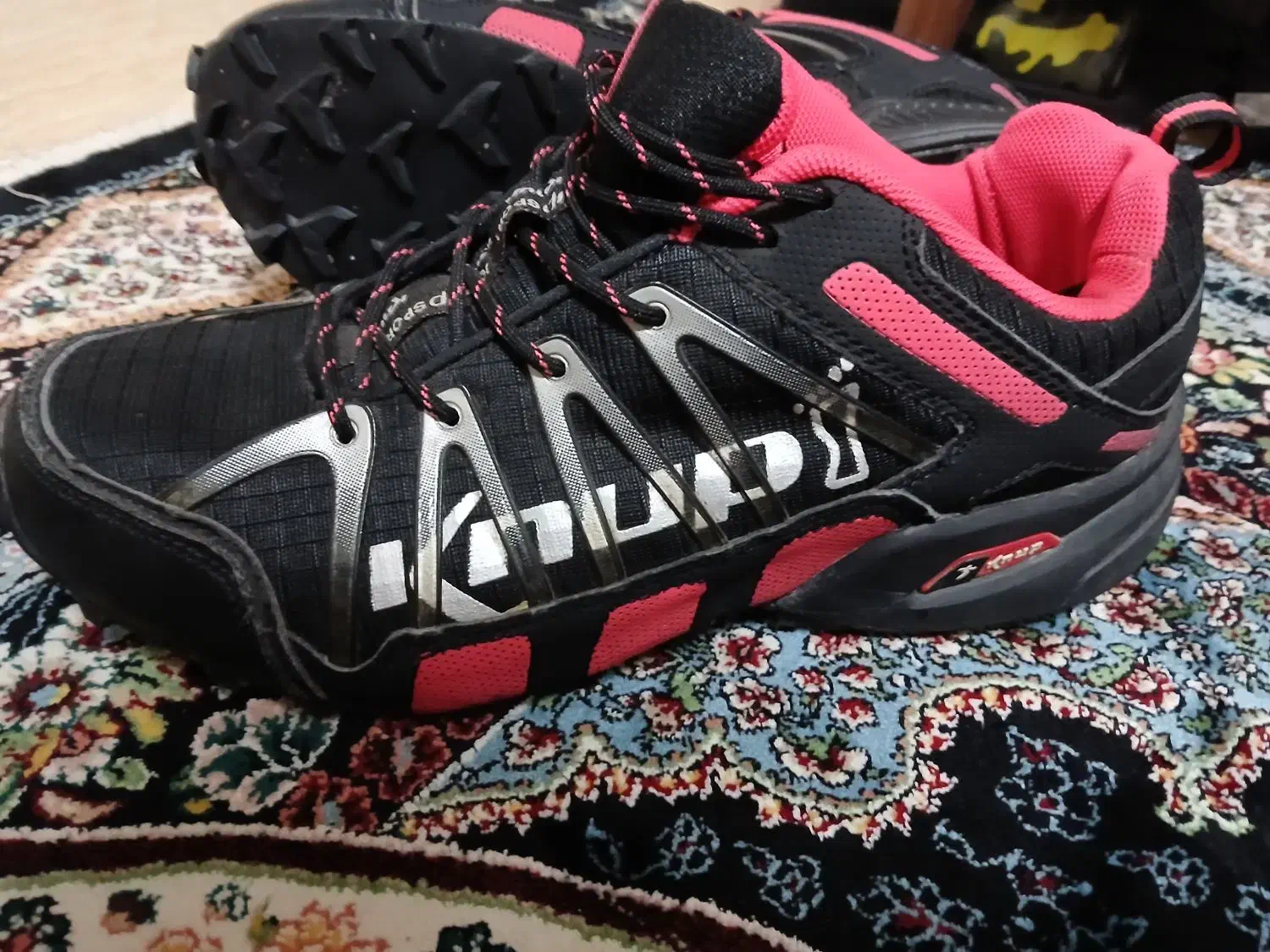 کفش کوهنوردی|کیف، کفش، کمربند|رشت, سعدی (تختی)|دیوار