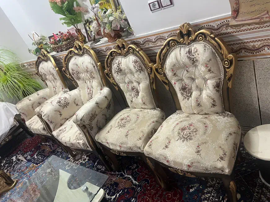 سرویس کامل مبل سلطنتی ۹ نفره|مبلمان خانگی و میز عسلی|شاهرود, |دیوار