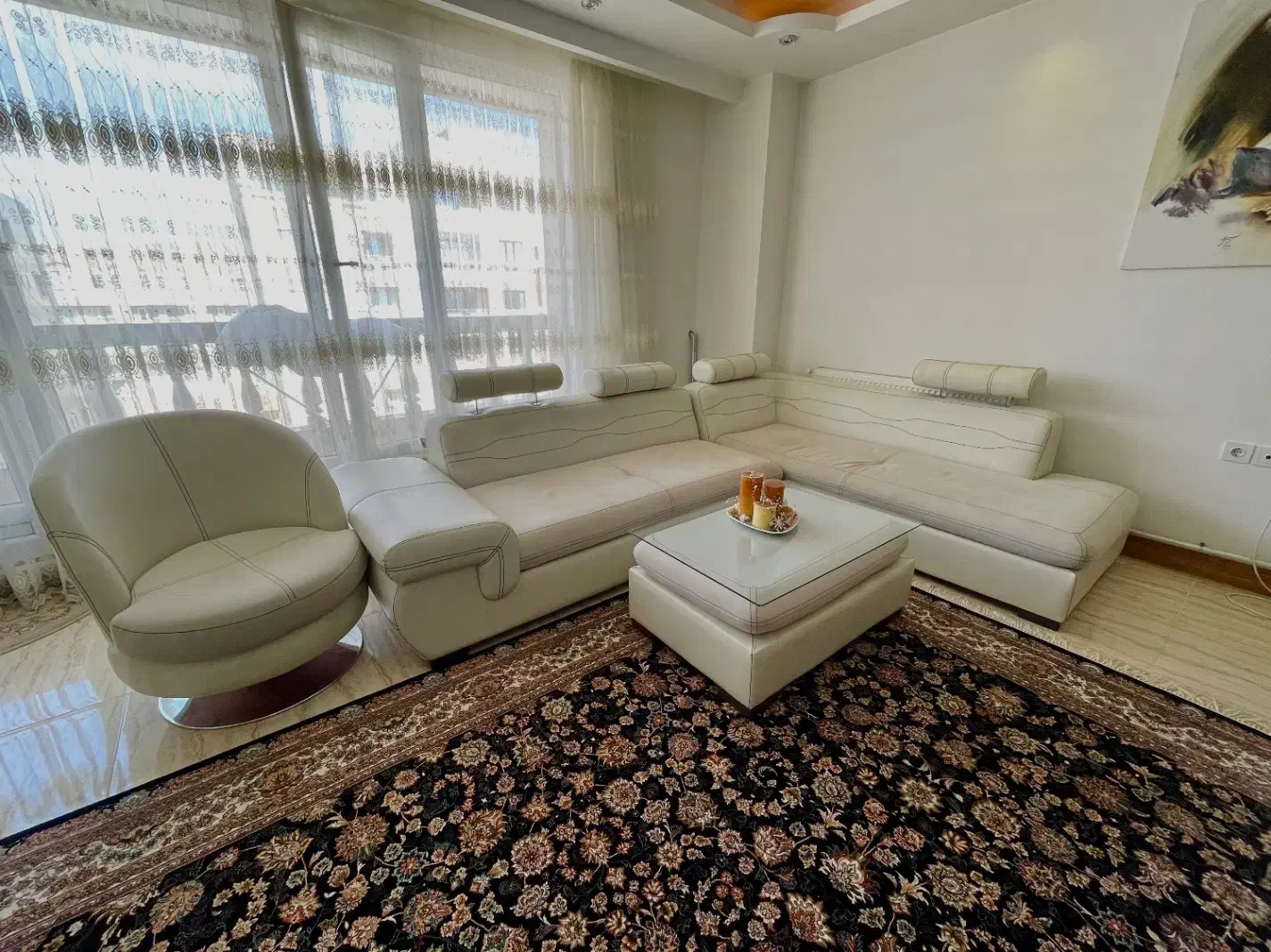 مبل ال راحتی|مبلمان خانگی و میز عسلی|مهاباد (آذربایجان غربی), |دیوار