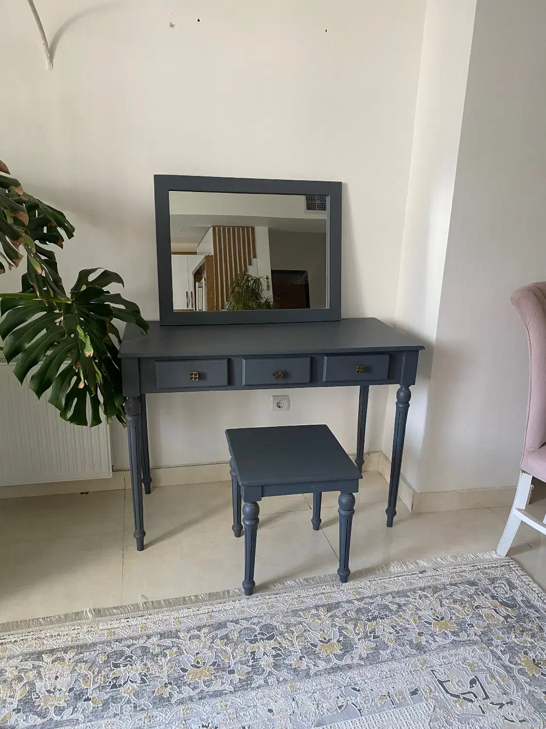 آینه کنسول و صندلی|بوفه، ویترین، کنسول|ایلام, |دیوار