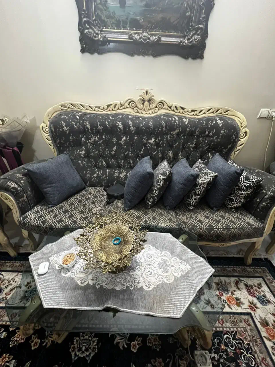 مبلمان 9 نفره سلطنتی|مبلمان خانگی و میز عسلی|تهران, شادآباد|دیوار