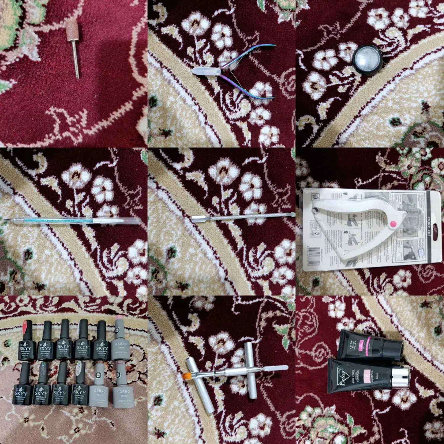 وسایل کاشت ناخن|آرایشگاه و سالنهای زیبایی|باغستان, |دیوار