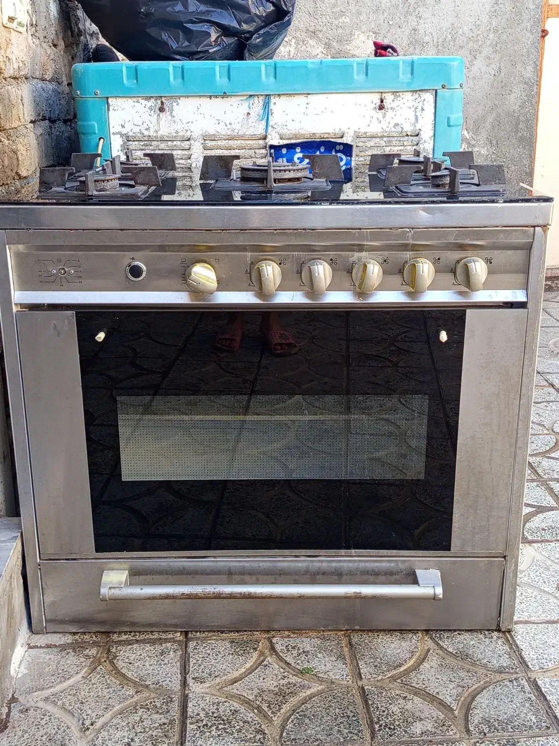 گاز 5شعله تمیز|اجاق گاز و لوازم برقی پختوپز|کوهدشت, |دیوار