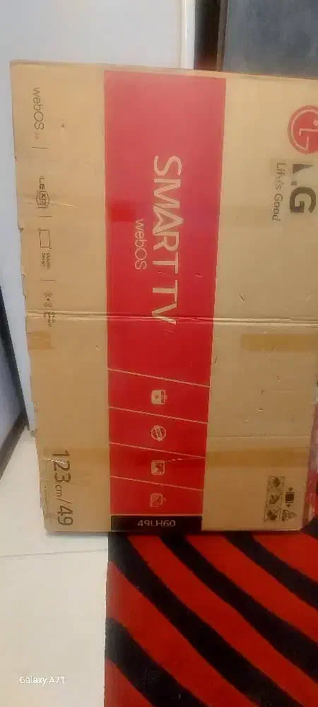 تلوزیون ال جی ۴۹ smart|تلویزیون و پروژکتور|شیراز, کلاهدوز|دیوار