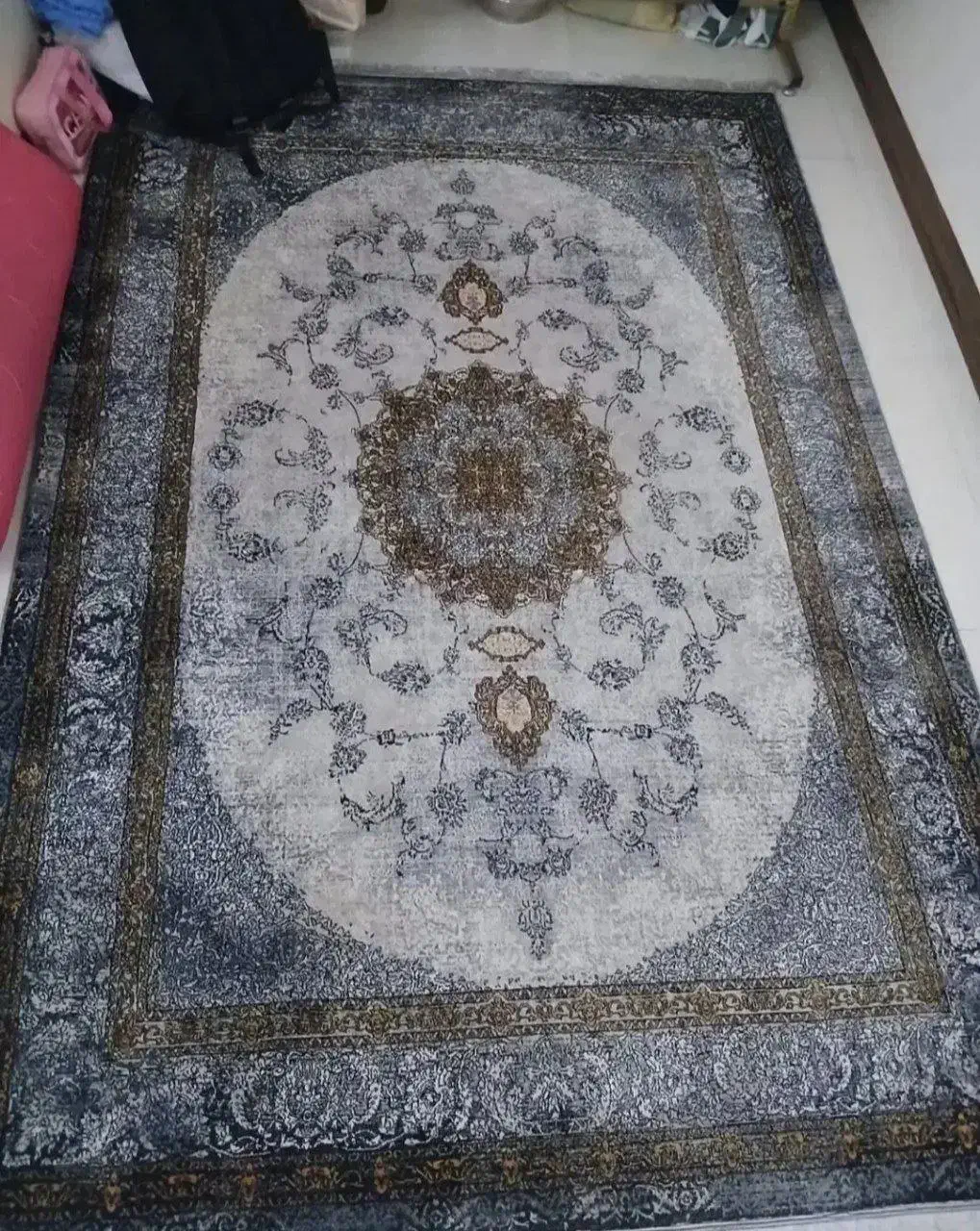 فرش ۴ متری سرمه ای نو|فرش|اسلامشهر, شهرک مفیدی|دیوار