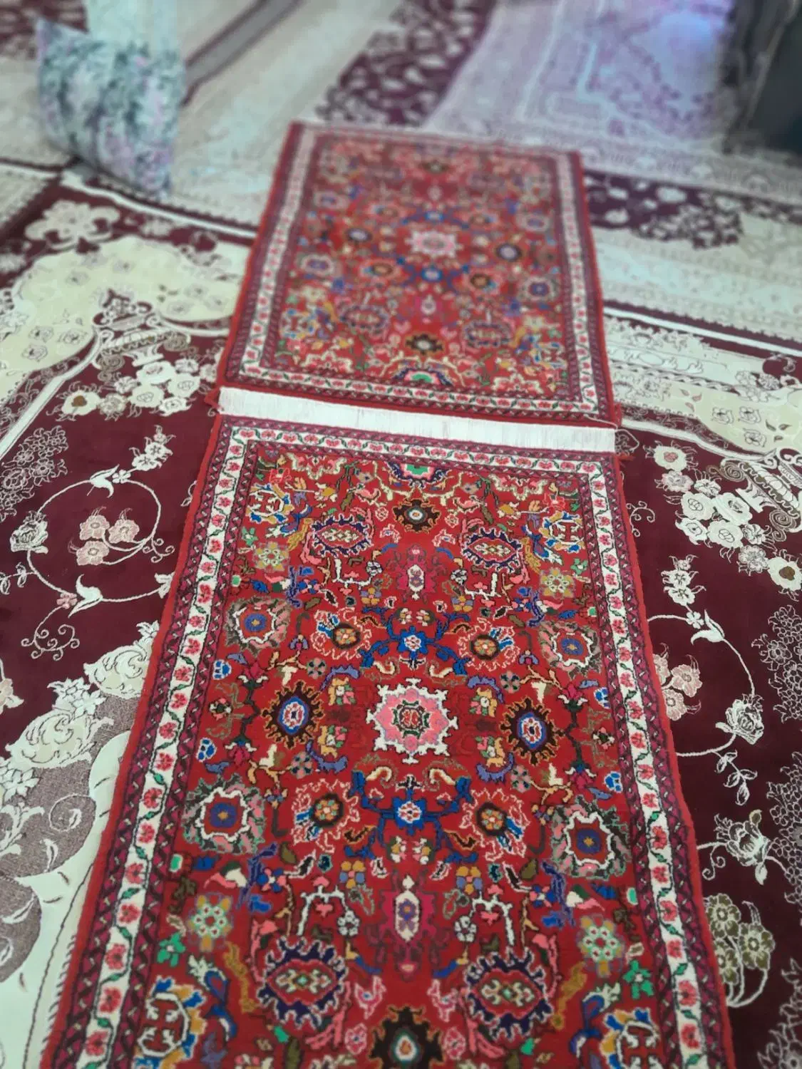 فرش چهار چنگ نو|فرش|ملایر, |دیوار