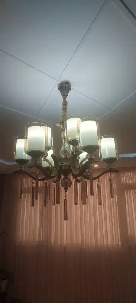 لوستر برنجی|لوستر و چراغ آویز|تهران, منیریه|دیوار