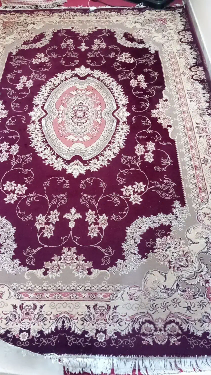 قالی  زرشکی 2در 3..6متری|فرش|کرمان, |دیوار