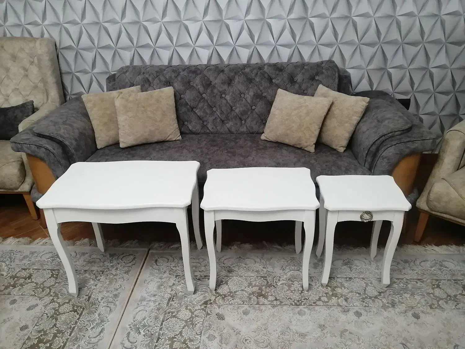 جلو مبلی و عسلی|مبلمان خانگی و میز عسلی|رشت, قاسمیه|دیوار