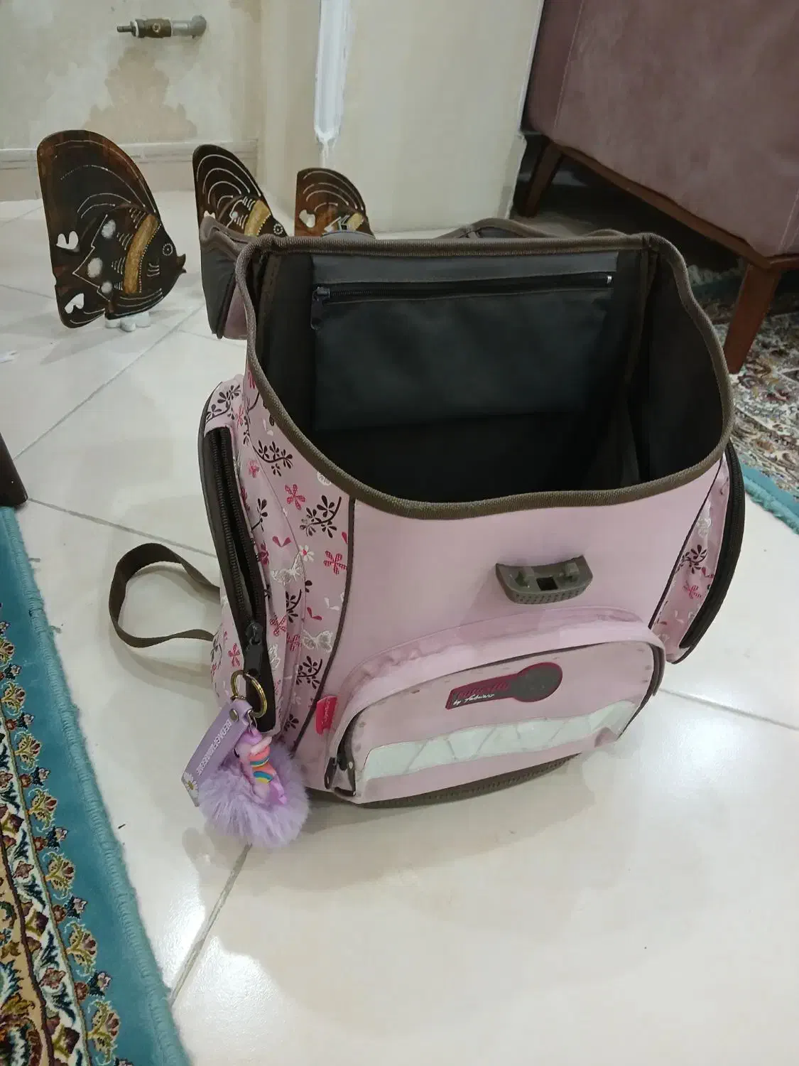 کوله پشتی صندوقی طرح پروانه مارک ( خارجی )|کیف، کفش، کمربند|اسلام‌شهر, شهرک مفیدی|دیوار